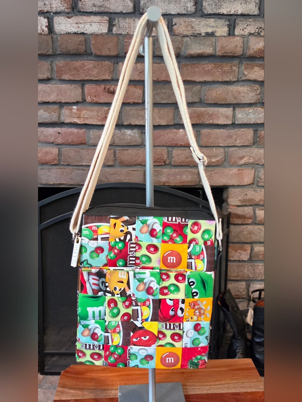 Colorful M&M's Patchwork Crossbody Bag - Multicolor